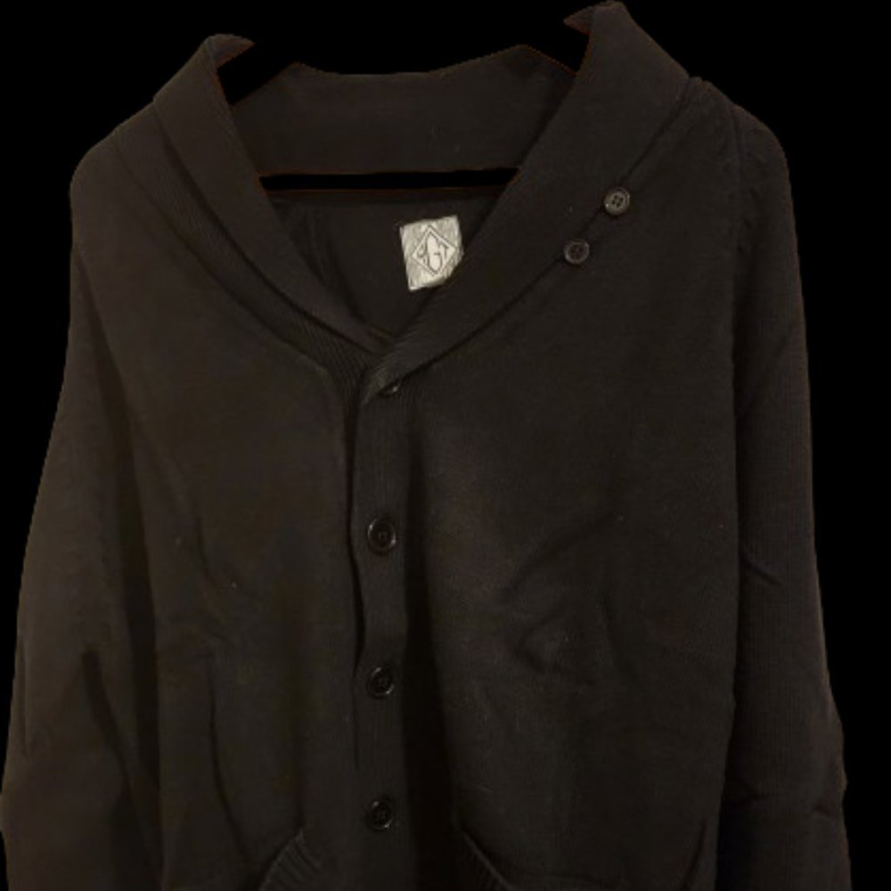 RGT Black Heavy Button-Up Pullover - Size XXL